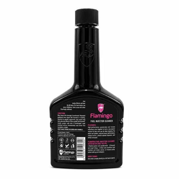 FLAMINGO Fuel Injector Cleaner 354ml for Cars | Petrol Engine Injector Cleaning Solution | Improves Mileage & Engine Performance