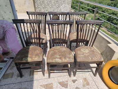 6 dining table chairs
