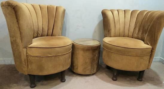 Used Luxury accent chair set for sale