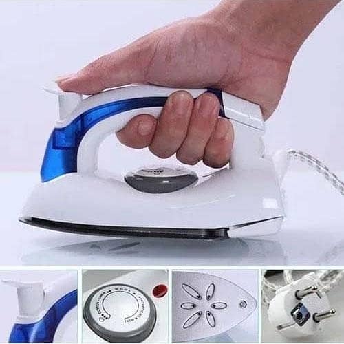 Mini Travel Steam Iron - 700W Handheld Foldable Electric Iron for Home and Travel