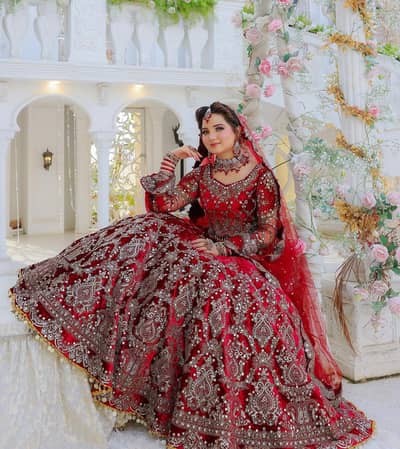 Bridal dress | Walima Dress | Wedding Lehnga | Bridal maxi | Lehenga