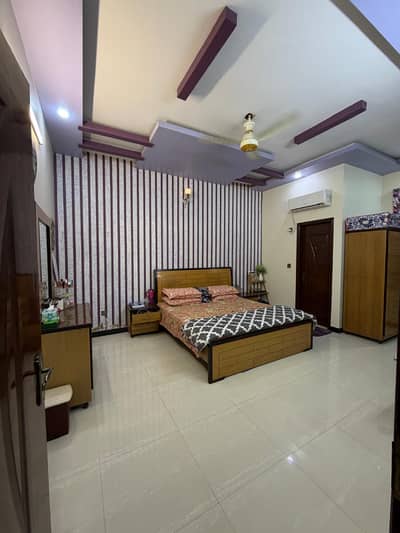 3 BED DD GROUND FLOOR PROTION FOR SALE IN GULSHAN E IQBAL BLOCK 1