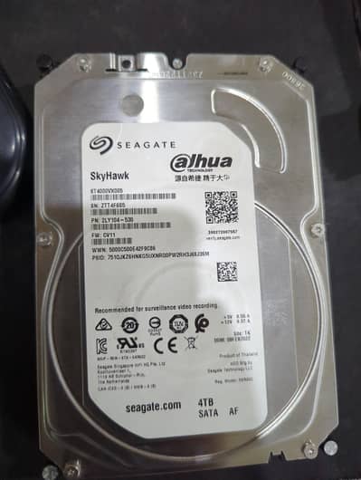 Skyhawk Seagate 4 TB Hard drive for NVR/DVR