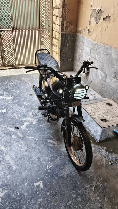 Honda Cd 70 2013 full modified cafe racer