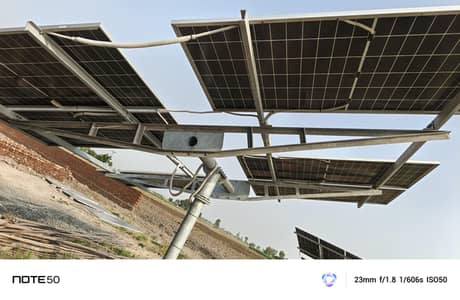 solar panel stand