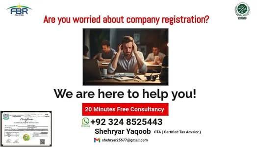 Tax lawyer Consultancy , Tax Consultant, Company Registration,SECP