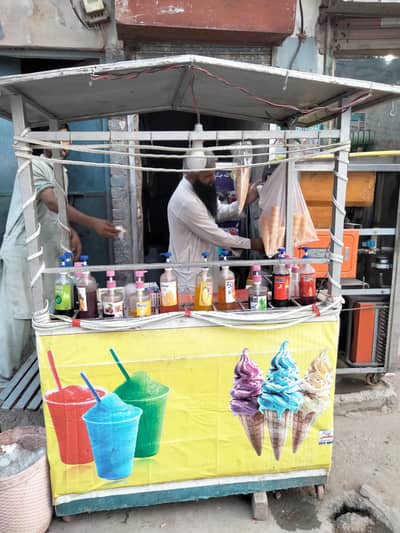 cone ice cream/slash ice counter