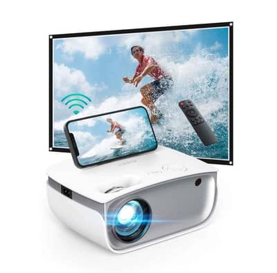cooau wifi led projector