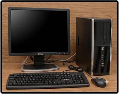 HP Compaq 8100 Elite Core i3 8GB RAM GT 610 Dell Monitor