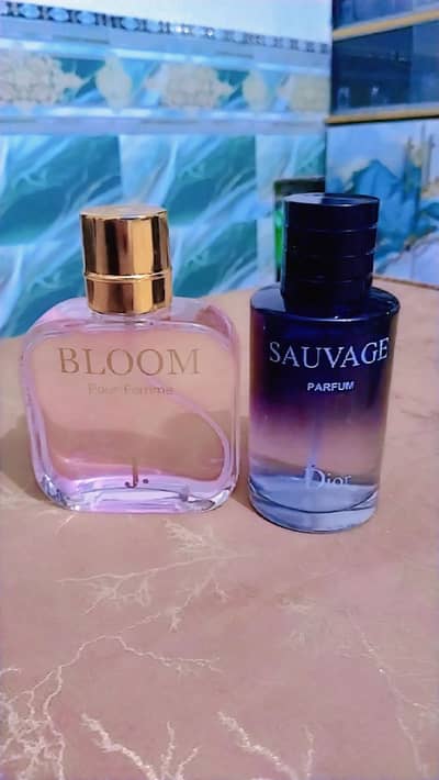 BUNDLE OF   DIOR SAUVAGE  &  J. BLOOM POUR FEMME
