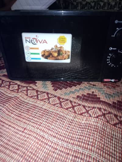 New microwave oven hy used ni huwa hy 2 years warranty hy