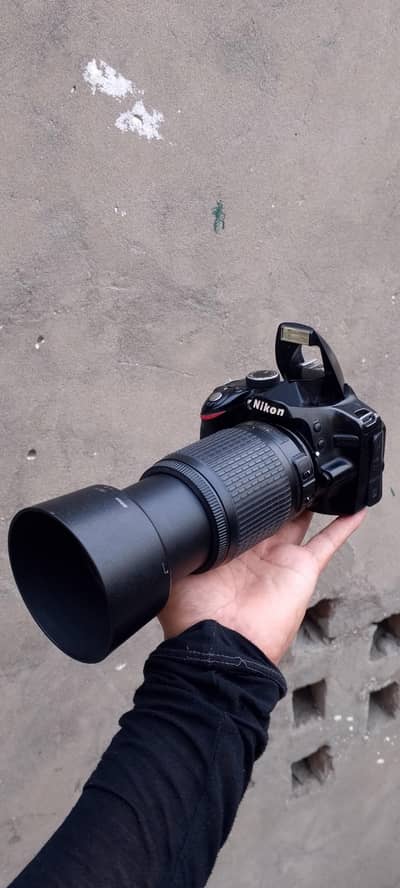 Dslr D3200 Nikon Professional Camra     Lanz , 55.200mm Atuo Focas