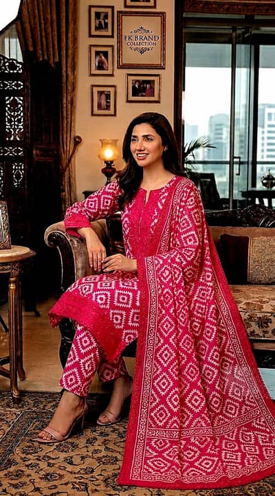 MEHERMAH 3 Piece Suit | Premium Doria Cotton