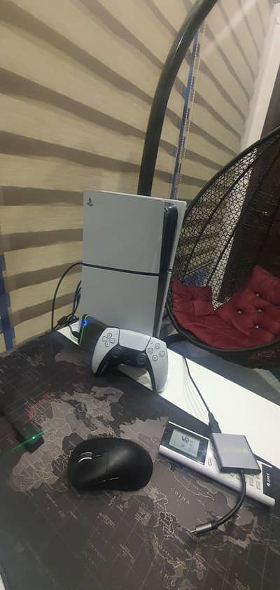 PS5 Slim Brand new to used With extra games and accessories