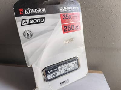 Kingston A2000 250GB NVMe SSD PCIe Gen 4 with Box