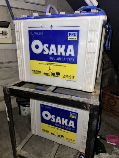 Osaka Tall Tubular Batteries Pro 2500