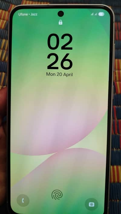 Samsung Mobile A56( Colour: Awesome Olive)