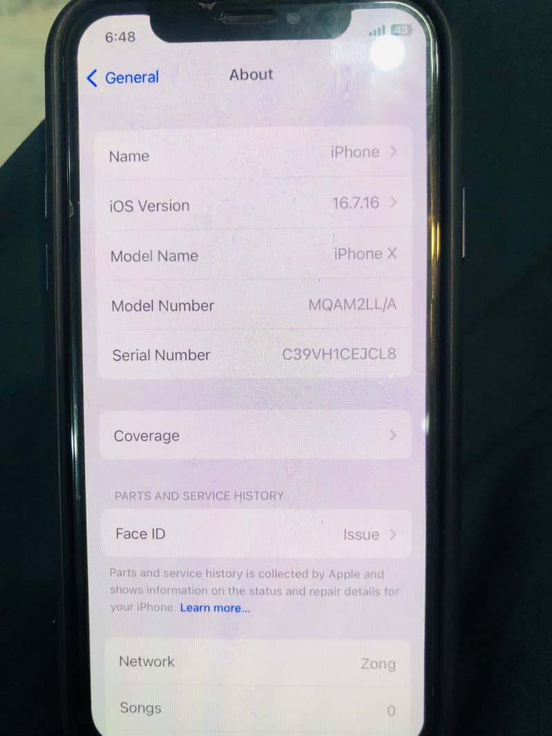 Apple iPhone X 7