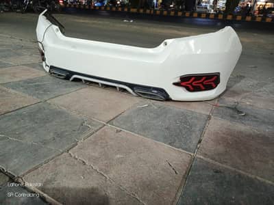 Civic x back bumper
