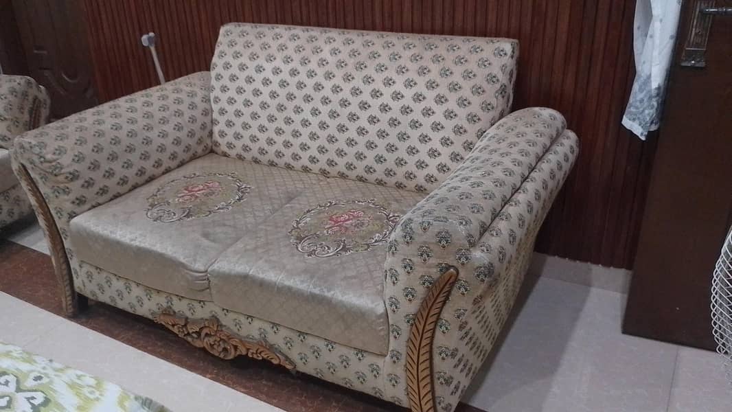 wooden sofa 1