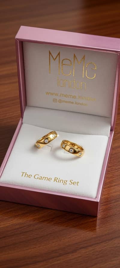 MEME London Imported 18k Gold Plated Earrings - Elegant Design