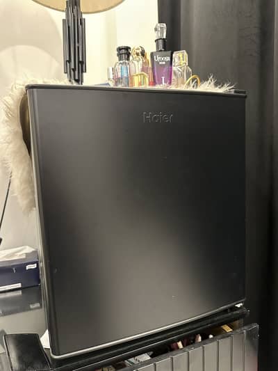 Haier single Door mat black fridge
