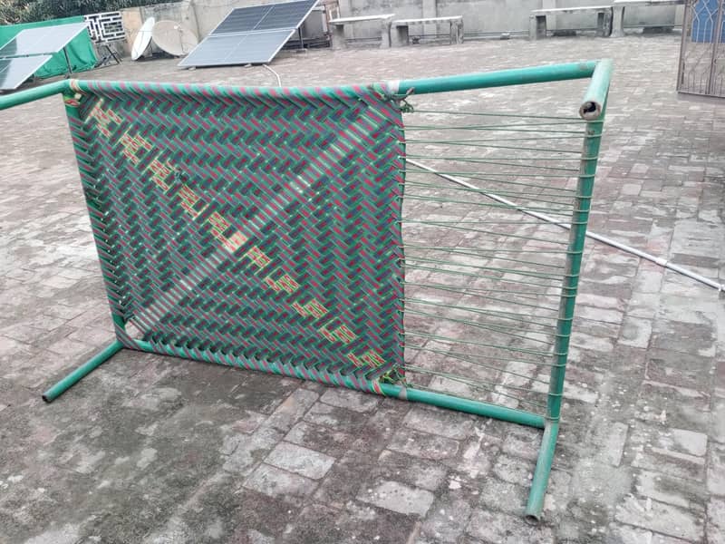 heavy weight solid iron charpai 2