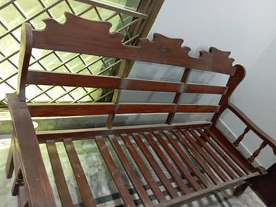 Solid Wood 5-Seater Sofa Set Frames (3+1+1)