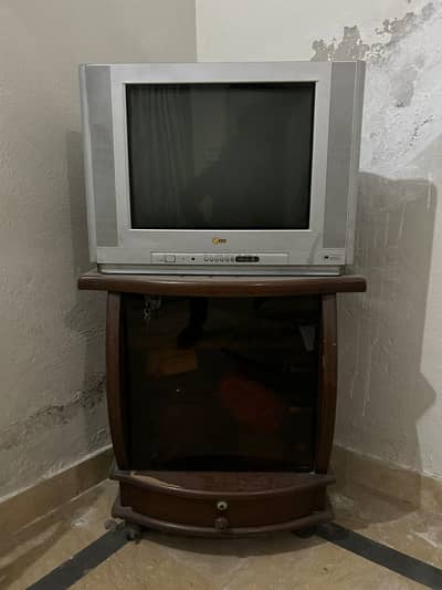 Tv and trolly