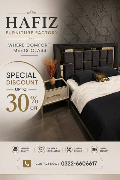 King Size Bed / Double Bed / Bedroom Set / Wooden Bed / Queen Size Bed