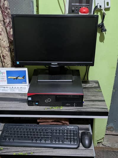 core I5 6generation 8Gb ram With 128Gb SSD 500 Gb Hard with 22Inch lcd