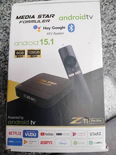 Media star android tv box voice remote control