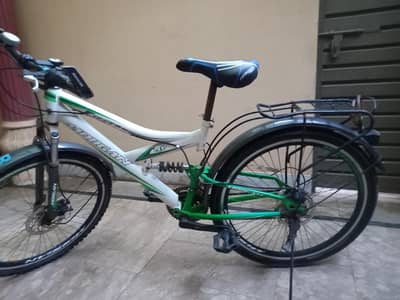 Morgan gears bicycle for road and mountains