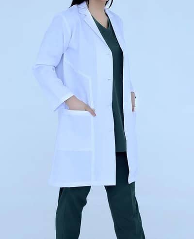 overall, lab coat , white coat