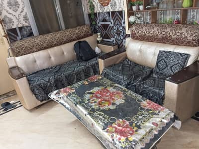 sofa set with table. only for serious buyers