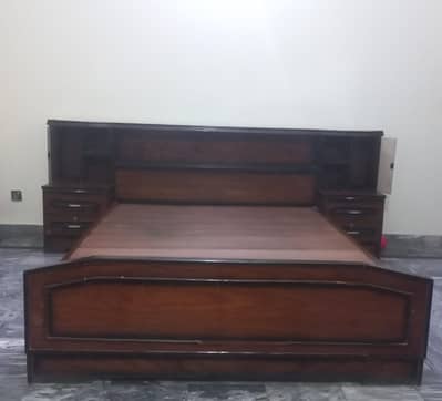 Pure wood bed
