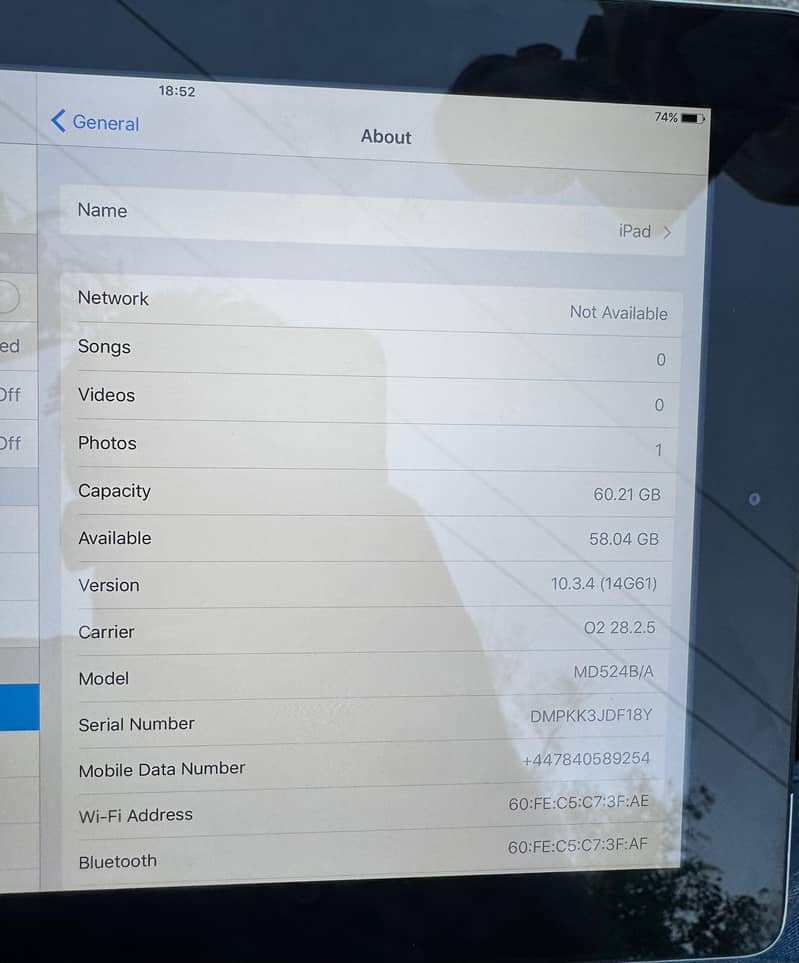 ipad MD 524B-A 2