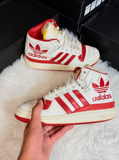 Adidas Top Ten Hi Vintage High Top Sneakers --size 41/42 ( US