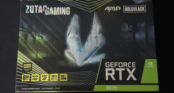 Zotac 3070 amp holoblack 8 gb