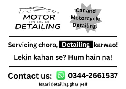 Car and Motorcycle Detailing Services