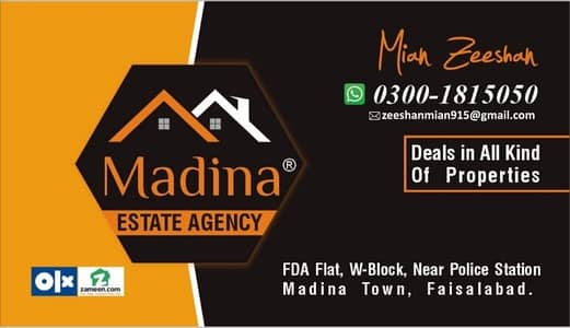 3 Marla plot Commercial Ghalib City Near Canal Road