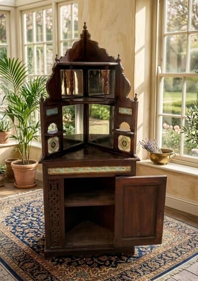 Antique teakwood corner