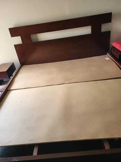 bed plus side tables