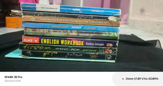 books of 1st year pre medical