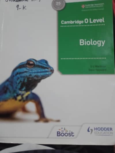 Cambridge O Level Biology Course Book by Hodder Education