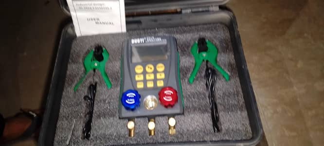 Refrigerant filling and Pressure inspection and gas pressure leakage