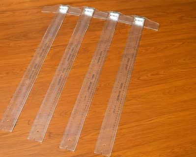 4X Transparent  T Square Drafting  Scale Engineering Ruler (36" 90cm)