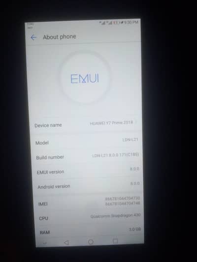 Huawei Y7 Prime
