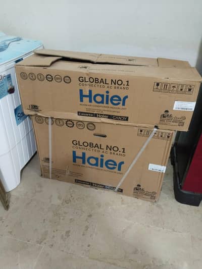 Haier ac 1 ton inverter new hai only 2 month used