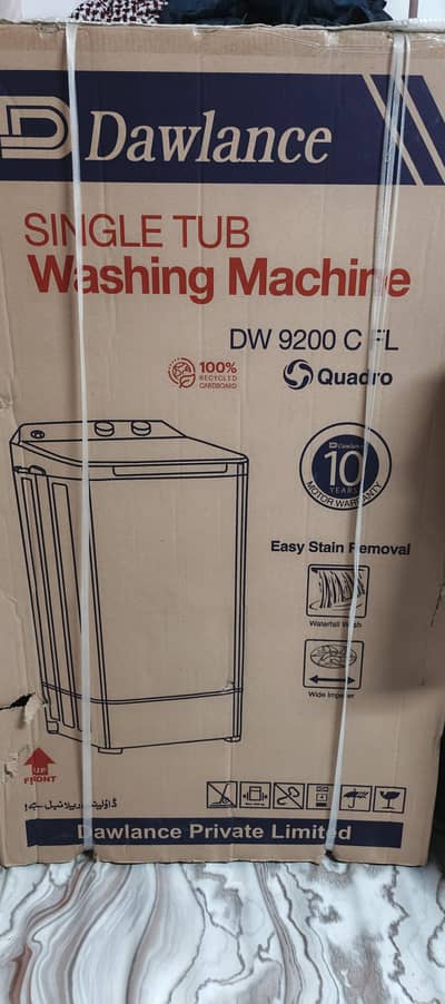 BBRAND NEW WATCHIN MACHINE SINGLE TUB DAWLENCE